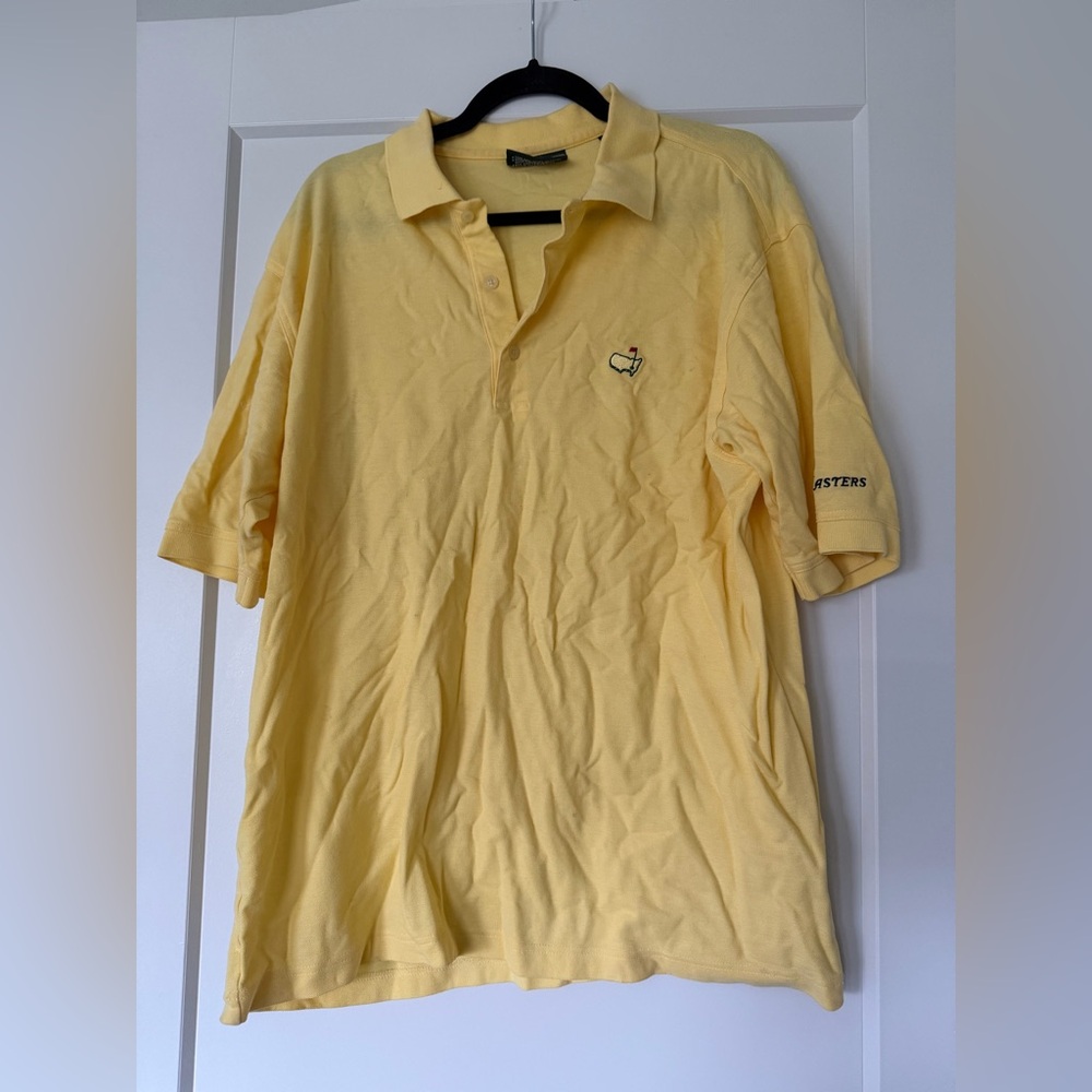 Masters Collection Light Yellow Polo Shirt 100% Cotton